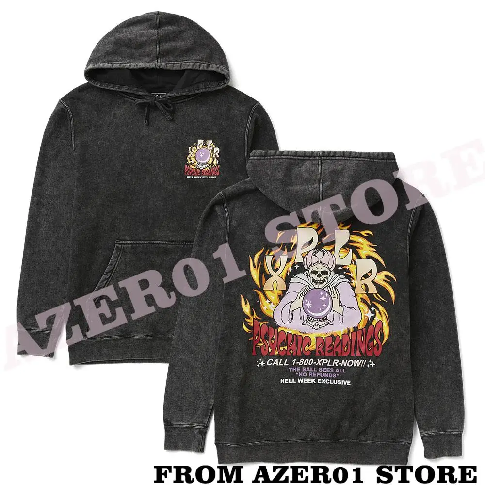 

XPLR Hell Week Psychic Reading HW Merch Hoodies Winter Men/Women Hooded Sweet Streetwear Long Sleeve New Logo Sweatshirt