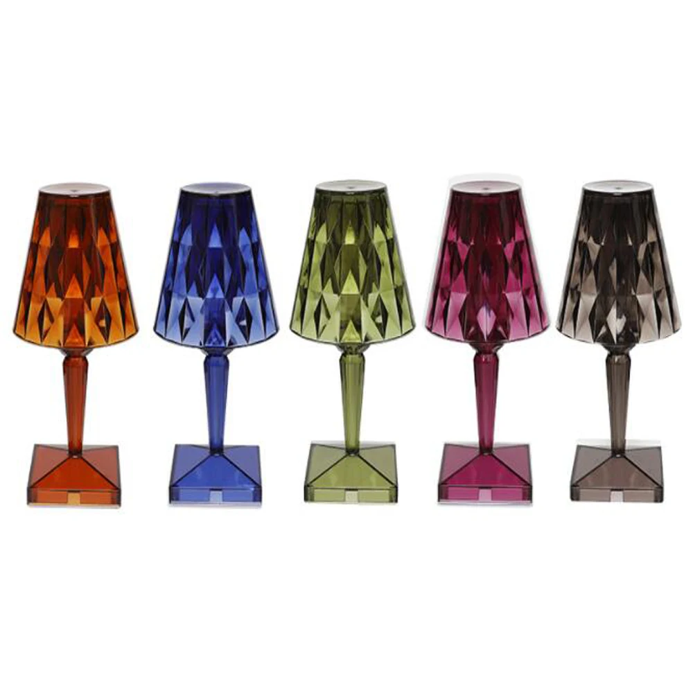 

Diamond Table Lamp Acrylic Decoration Light Touch Sensor Lamp For Bar Bedroom Bedside Coffee Crystal LED Desk Night Light Lamps