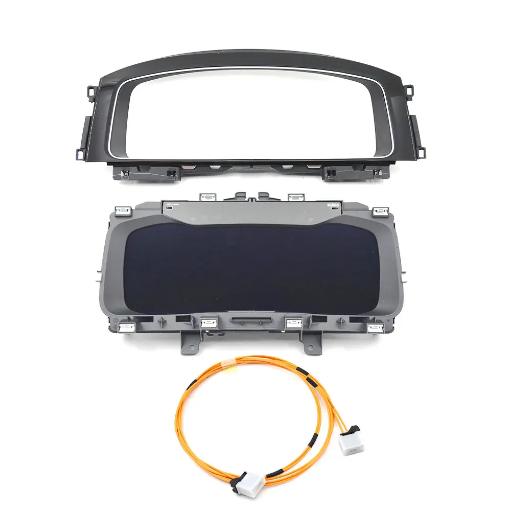 가상 조종석 LCD 디지털 계기판 LCD 계기판, 프레임 및 와이어 포함, VW Glof 7 MK7 7.5, 5G1 920 791 A 5G1920791A