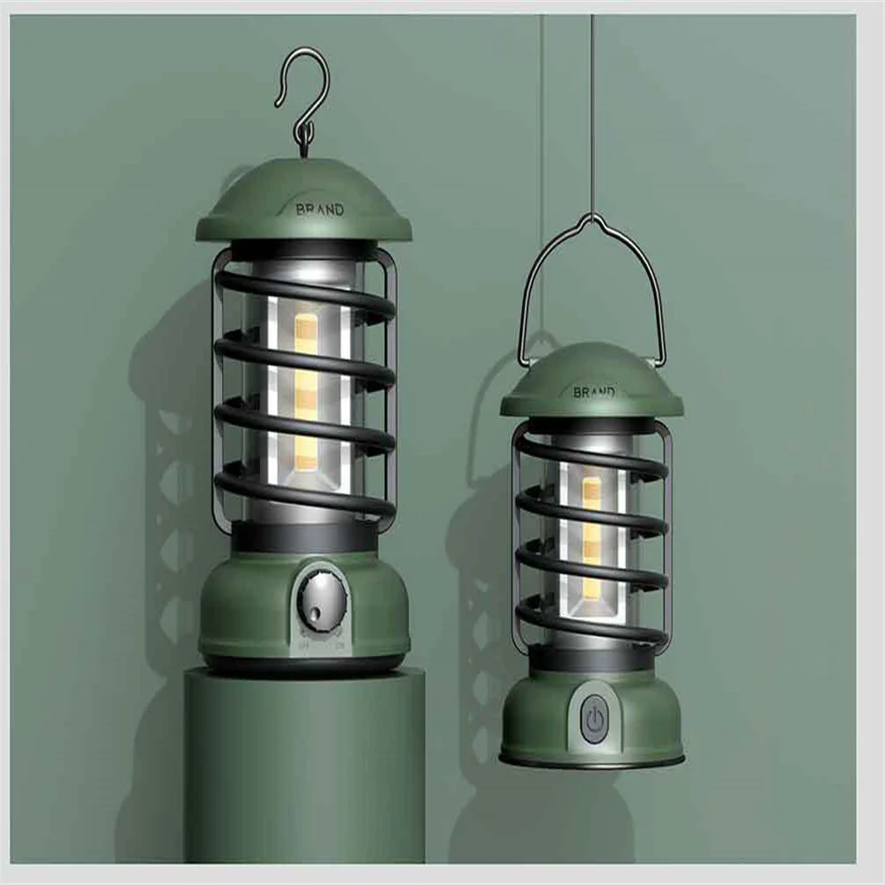 Description Picture 4 of item2024 New Camping Portable Retro Lantern Vintage Tent Lighting Lantern Decoration Waterproof Outdoor Garden Street Lawn Lamp