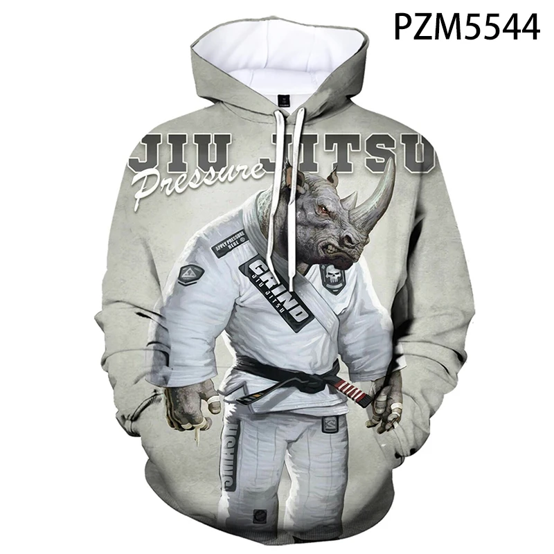 thumbnail image 1 of Nuevas sudaderas con capucha con gráficos de animales de Jiu Jitsu para hombres, sudaderas con estampado 3D, ropa de calle de moda, ropa con capucha de gran tamaño para hombres, 1 of 5