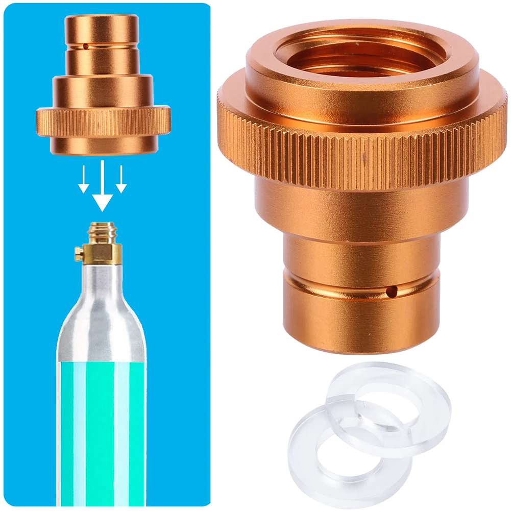 CO2 Quick Adapter Quick Disconnect for Water Bubbler DUO Terra CO2 Adapter Accessories for Cylinder TR21-4 Male Thread