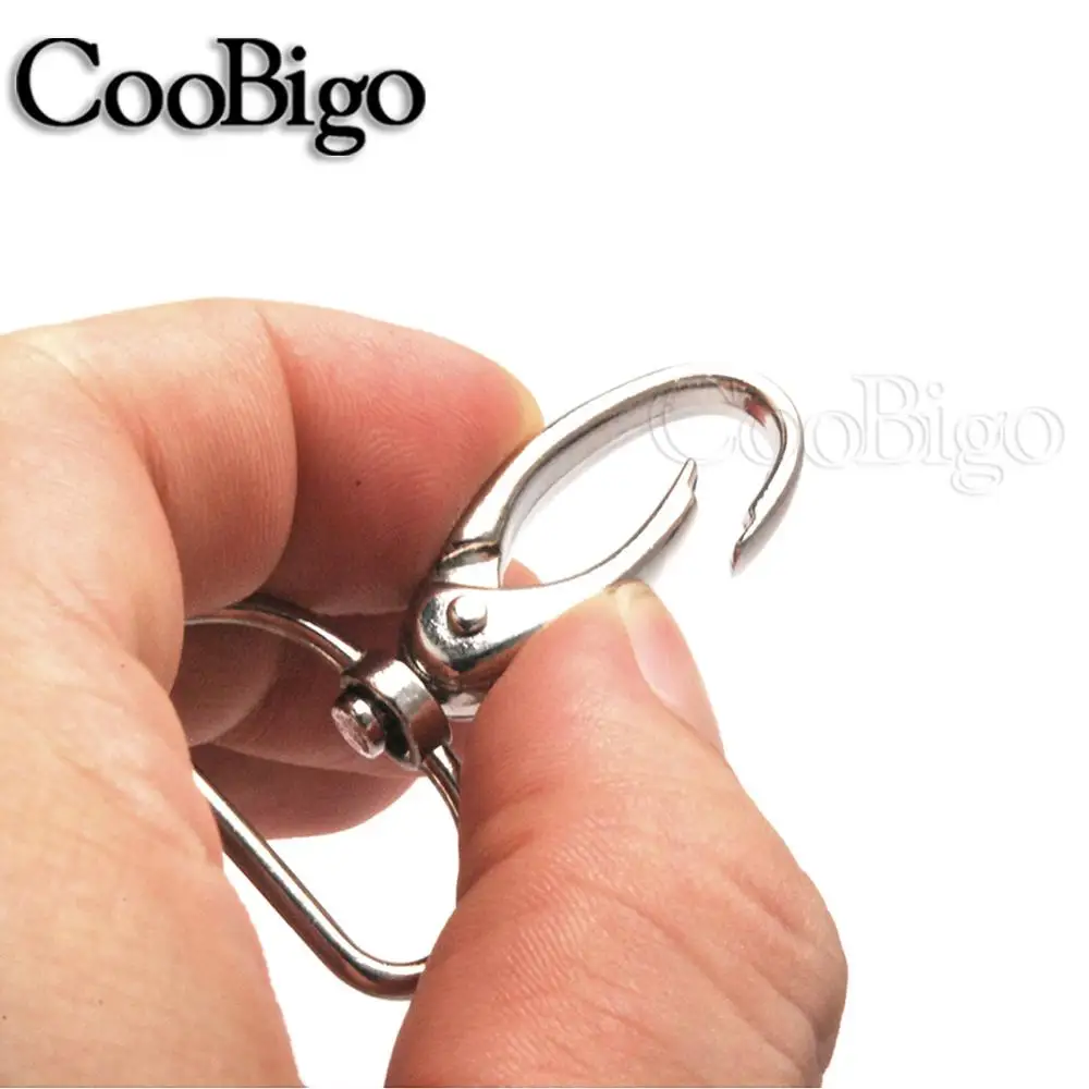 Metal Swivel Clasp Snap Hook Clip for Keychain Key Fob Ring Bag Purse  Hardware