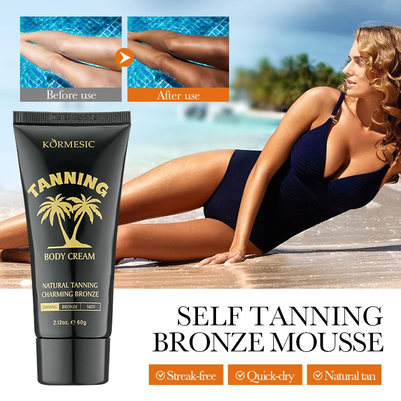Tanning Lotion Self Tanner Body Cream Skin Care,Natural Tanning Oils&Lotions Charming Bronze,Daily Use&Beach Vacations For Body