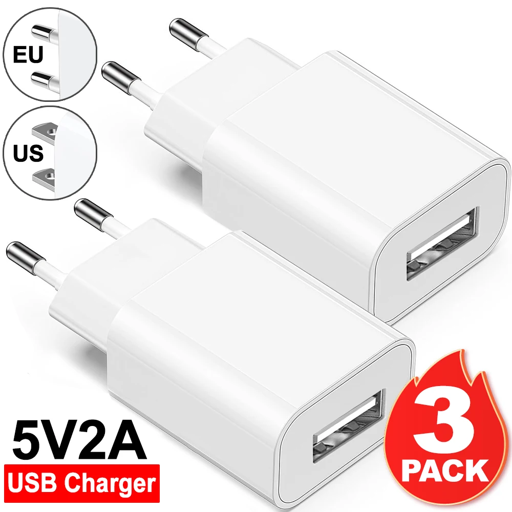 Universal 5V 2A USB Fast Charging Travel Wall Charger