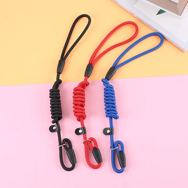 Pet Leash Rope Nylon Rope Pet Puppy Slip Lead Rope Dog Slip Leash Chain Collar Adjustable Dog Training Leash For Small Dog 2