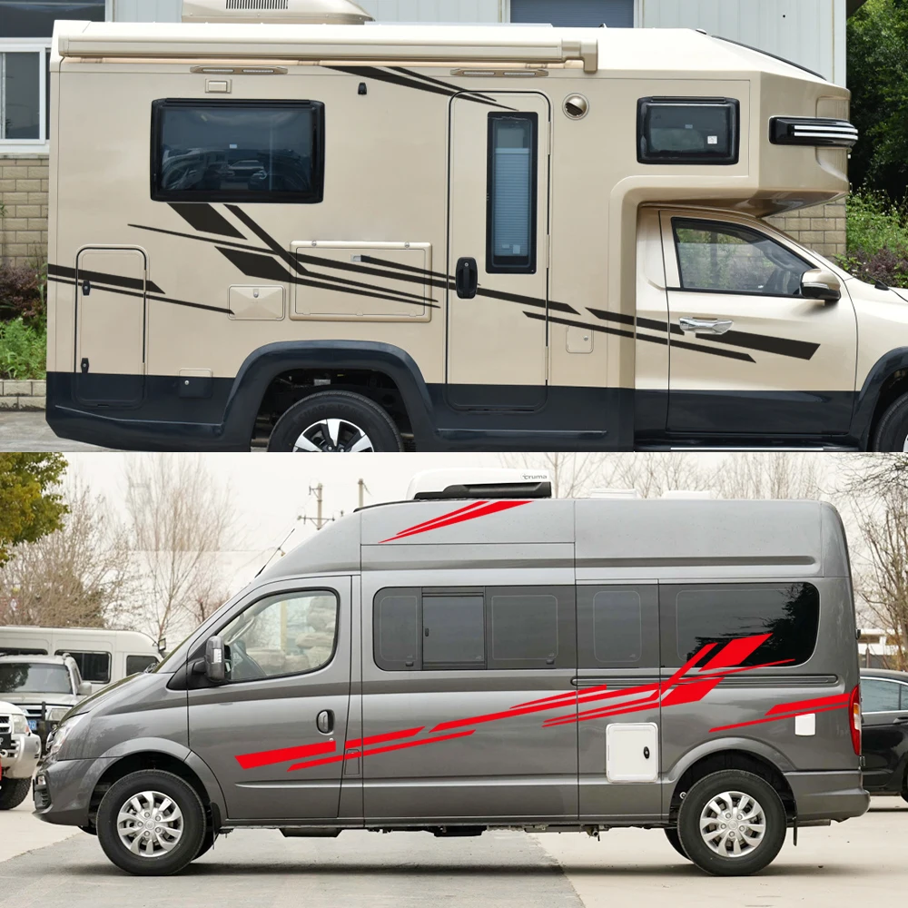 Motorhome Vinyl Stripe Decals for Vehicle Decoration and Customization