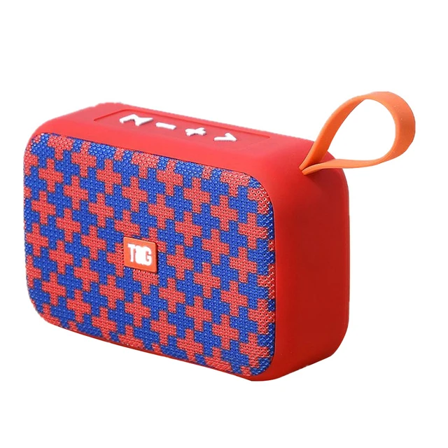 Portable Mini Wireless Bluetooth Speaker with TWS and HIFI Sound, TF Card & Radio Support