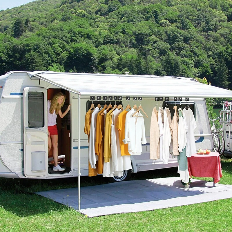 Set di 10 ganci multiuso a S per tenda da sole e camper, fissaggio affidabile per luci a stringa e accessori per cavi esterni | Leroy Merlin