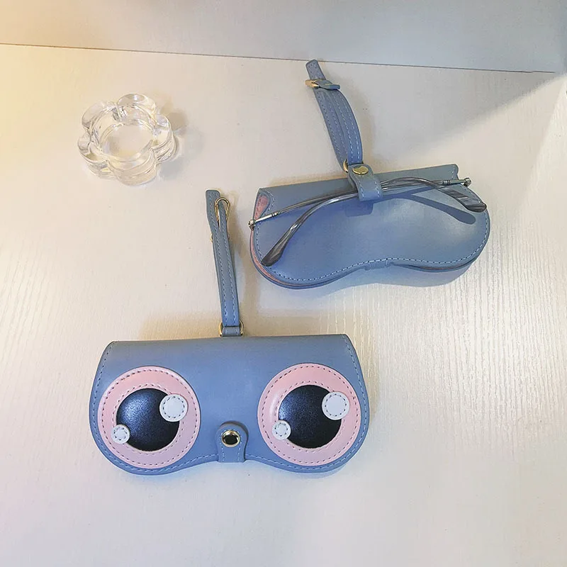Charming Cartoon Cute Glasses Case - Portable Protective Sleeve for Sunglasses and Myopia Glasses