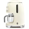 Retro Style Coffee Maker Machine, 17.3 x 12.8 x 11.3, Cream 3