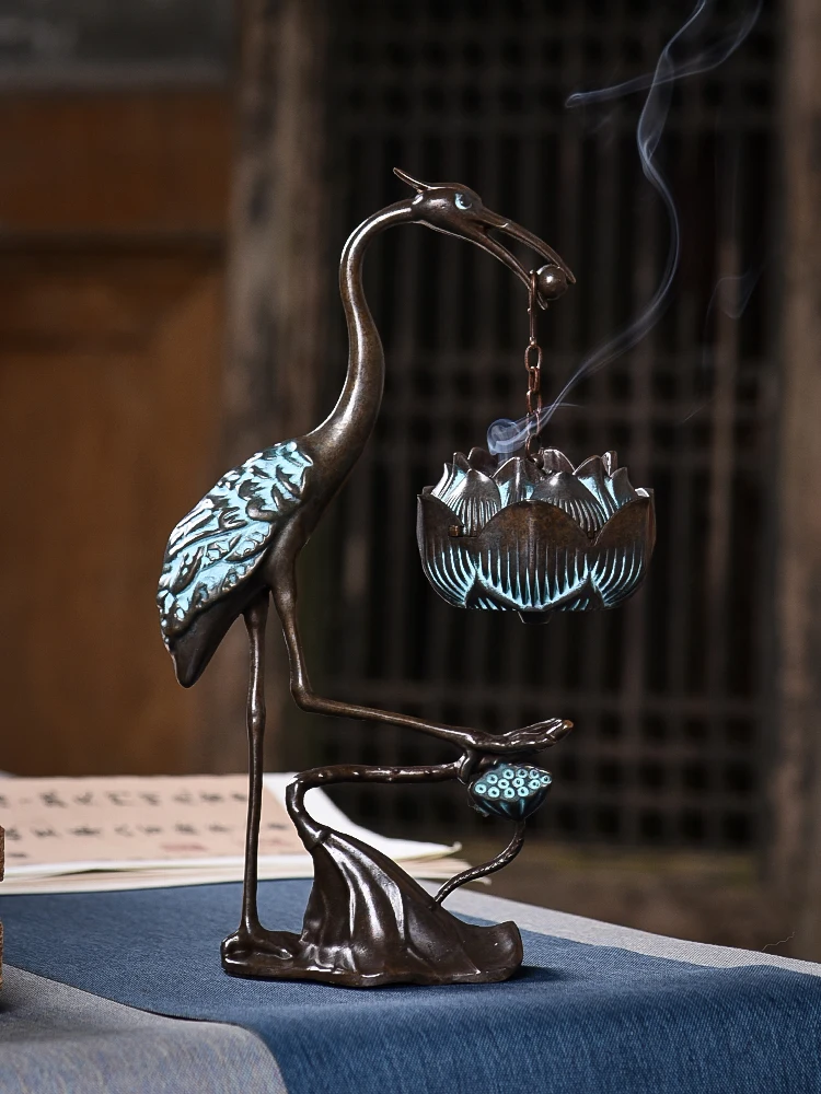 

FQ подвесная курильница из чистой меди с обратным потоком курильница для дома подвесные шариковые украшения