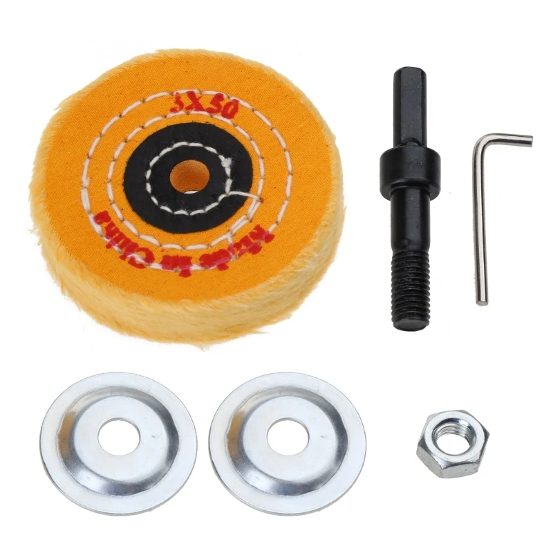 Buffing Polishing Wheel Kit For Bench Grinder,drill Grinding Polishing Wheel  +drill Arbor Adapter+fiber Grinding Polishing Wheel - Grinding Wheel -  AliExpress