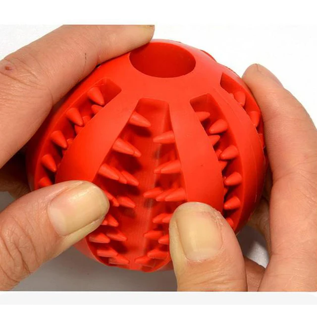 Rubber Tooth Cleaning Snack Ball For Dogs Indestructible Dog Toy For Large Dogs Soft Pet Chew Toys Interactive Dog Accessories 5