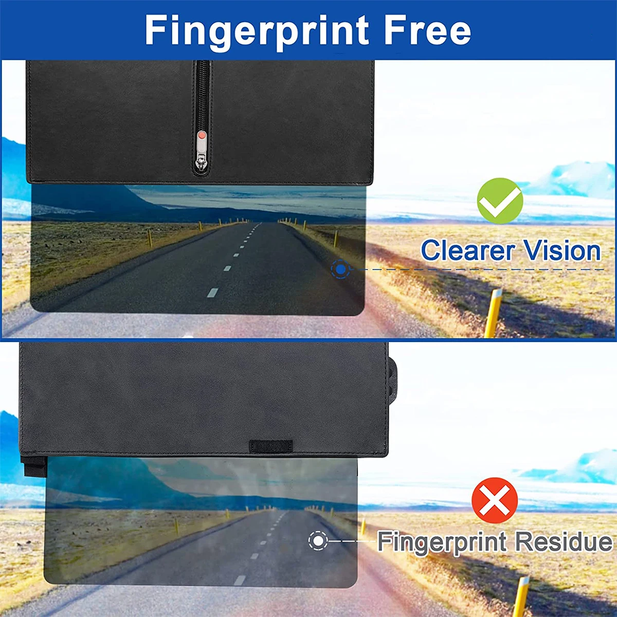 Single Hand Operation Car Sun Visor Extension with Anti glare