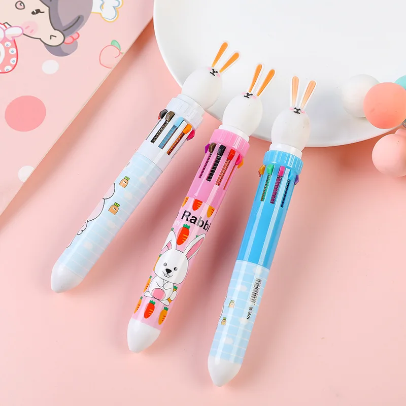 4/12PCS Cartoon Ballpoint Pen Gift Kids Favor AnimalBirthday Party Favors Children Prize Gift Christmas Wedding Guest Giveaways
