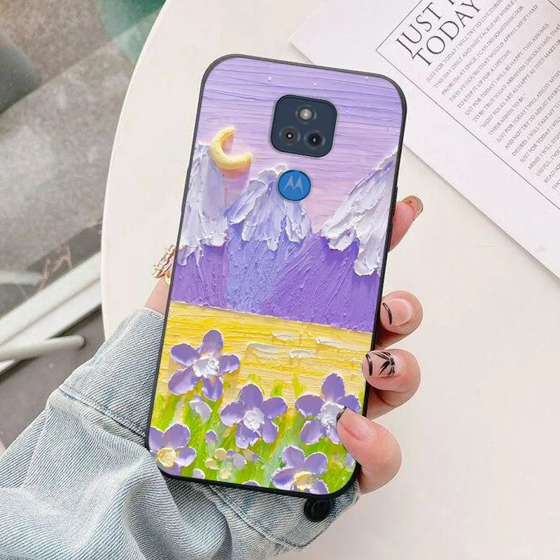 Sleek Silicone Protective Case for Motorola G Play 2021 - Fashionable TPU Back Cover Bumper