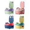 Cartoon baby Toilet Seat Potty Stool, Bedpan Toilet Training Seat Trainer Seat Pot, Removable Container for Boys Girls 1