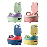 Cartoon baby Toilet Seat Potty Stool, Bedpan Toilet Training Seat Trainer Seat Pot, Removable Container for Boys Girls 1