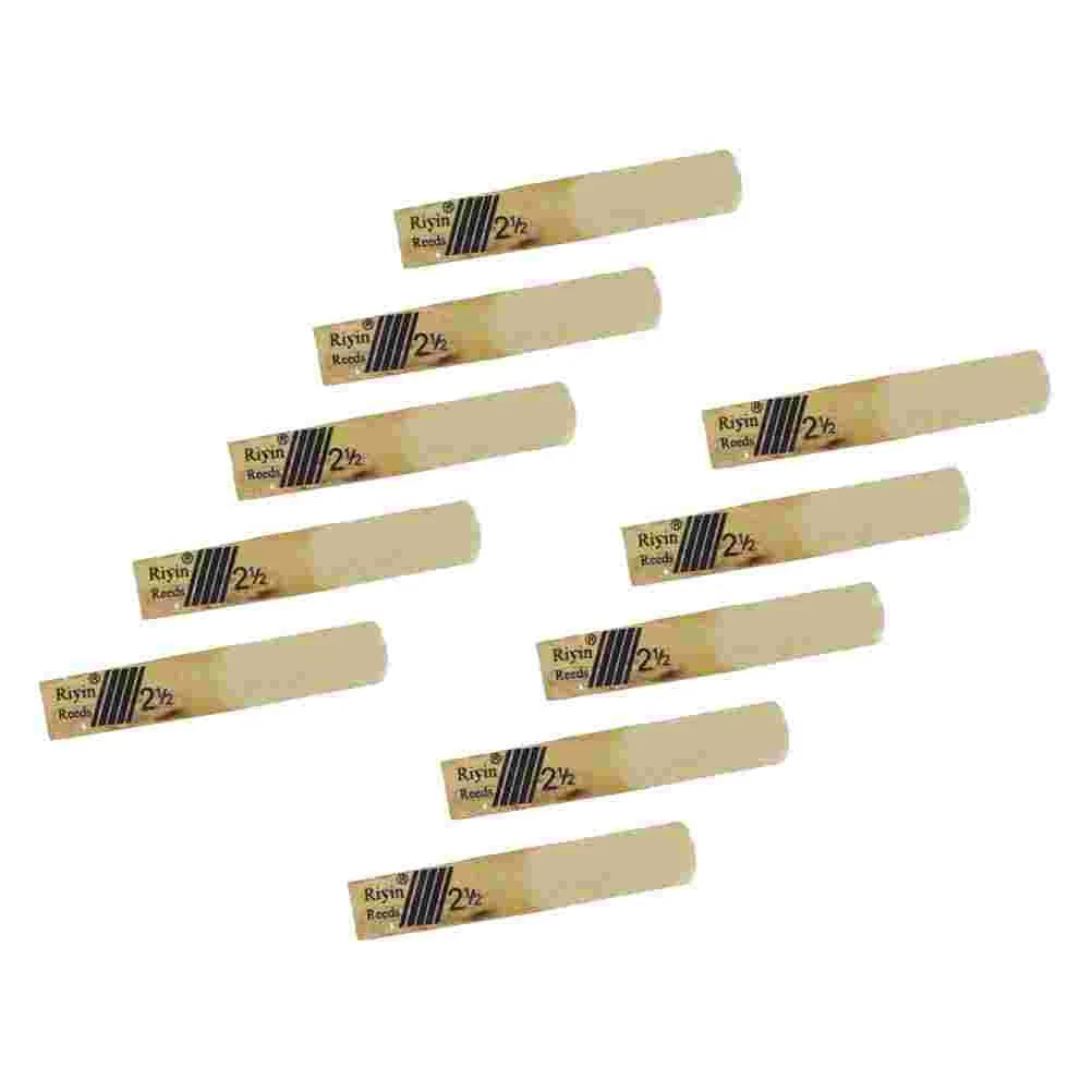 

10pcs Bb Tenor Saxophone Reeds Strength 25 Woodwind Instrument Parts Musical Instrument Accessories