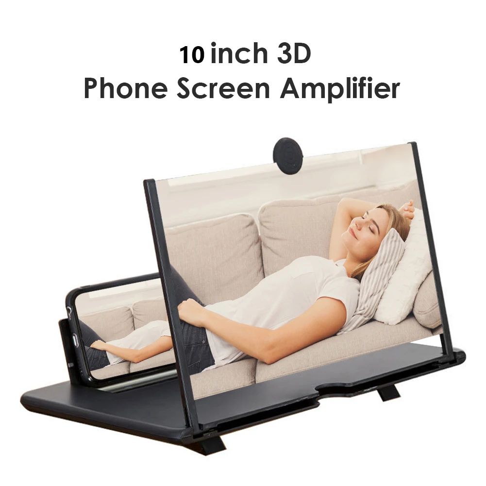 10인치 3D 모바일 휴대폰 화면 확대기 영화 디스플레이 확대 장치