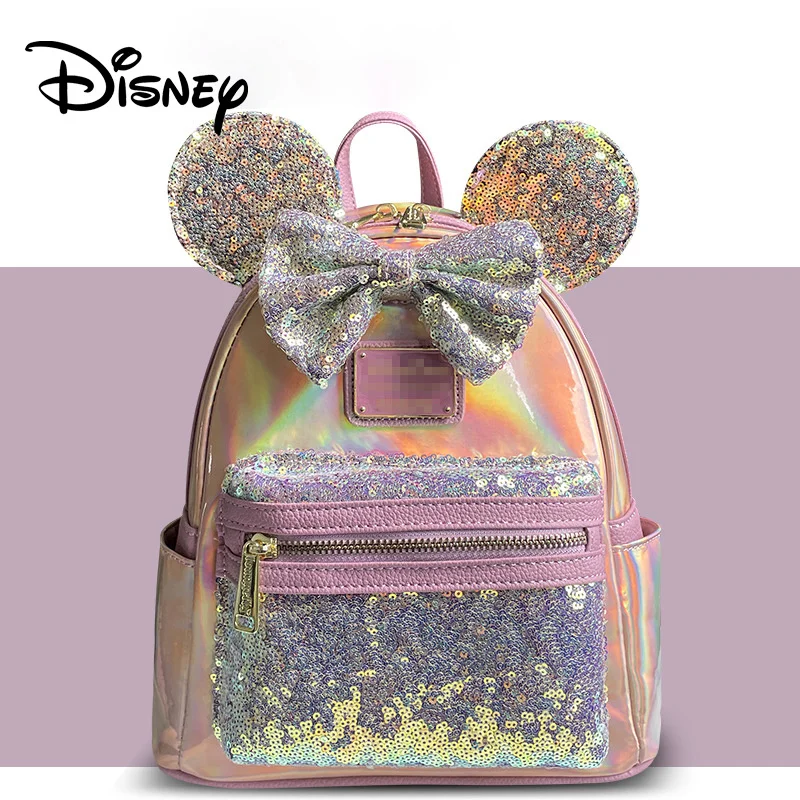 

Disney Loungefly Mickey Mouse Minnie Mickey Minnie Backpack Casual Backpack Mini Backpack Sequin Students Schoolbag Gift