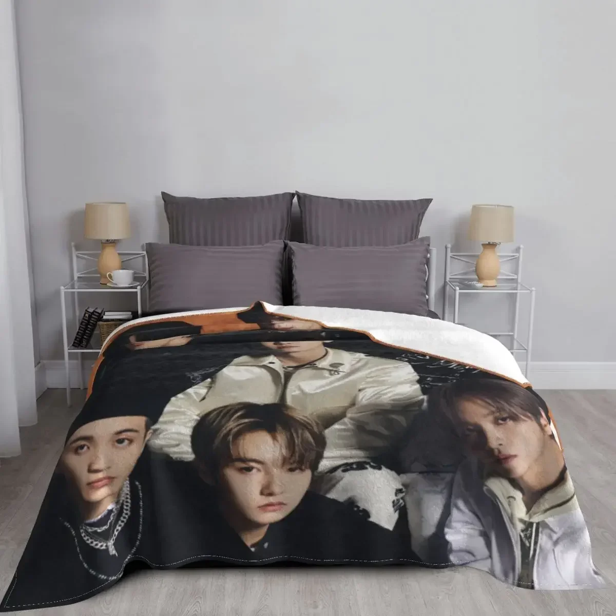 NCT DREAM Blankets Sofa Cover Flannel Textile Decor Kpop Singer Multifunction Warm Throw Blanket for Bed Outdoor Bedspread 5