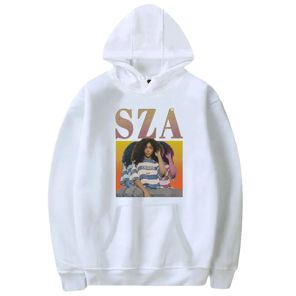 Sza hoodies mulheres moda masculina pulôver com capuz camisolas unisex casual streetwear agasalho 2024