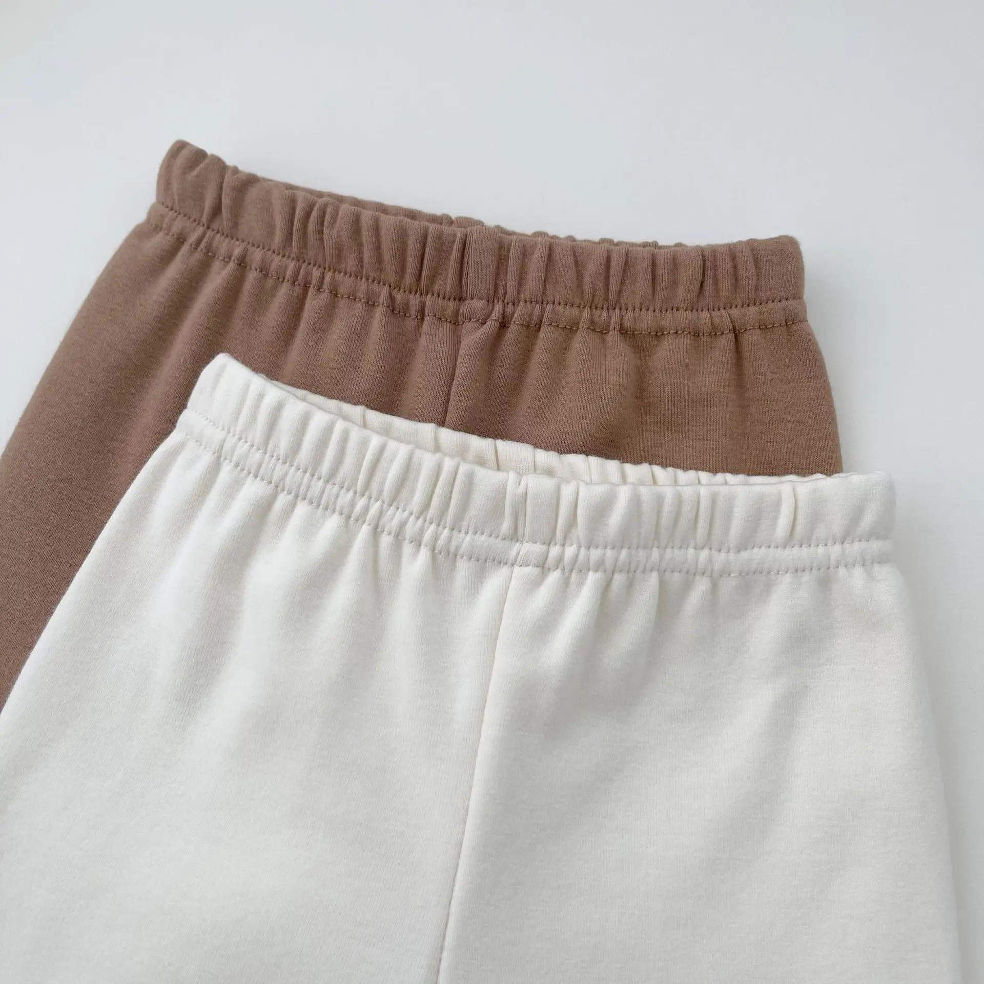 Newborn Baby Girl Solid Leggings Cotton Infant Lace Pants Kids Casual Full Length Girls Trousers Toddler Bottom Pants