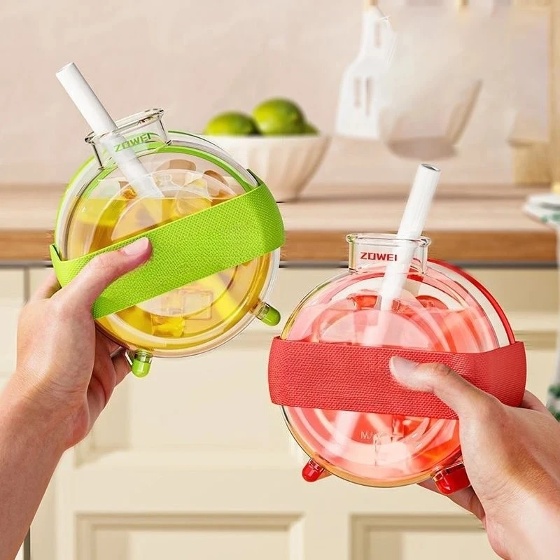 New Creative Ice Lattice Jug Press Off Ice Outdoor Straw Cup with Lid Multifunctional Drink Ice Cube Cups