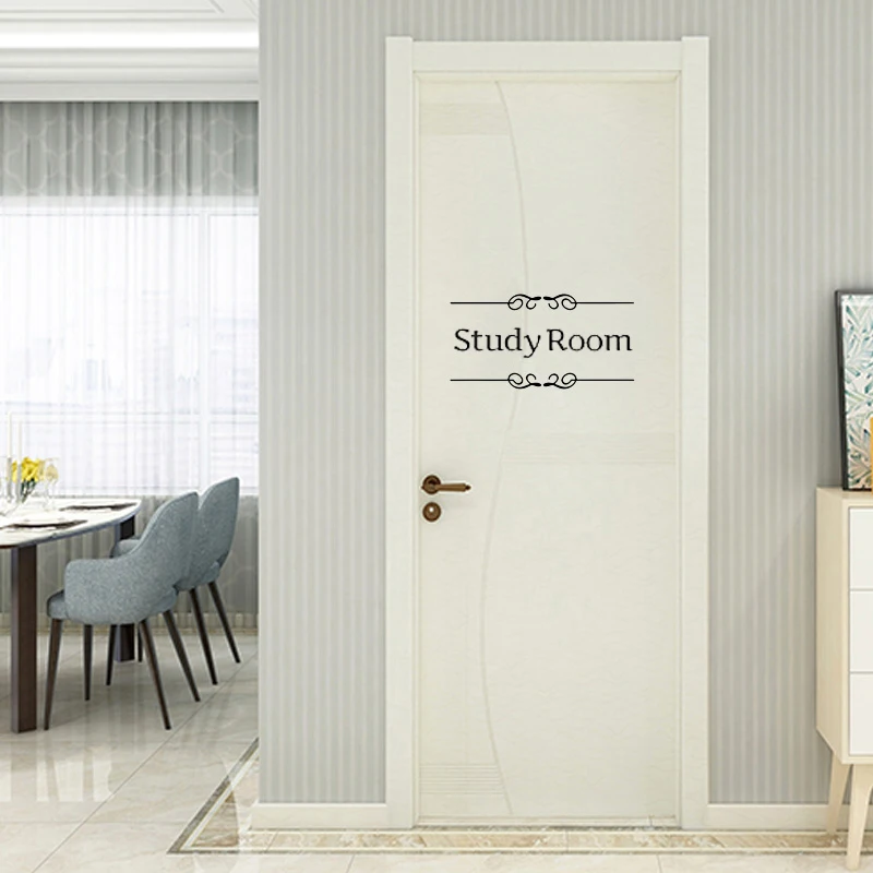 Funny Entrance Sign Wall Sticker Kitchen Bathroom Bedroom Laundry Garage Cellar Toilet Door Decoration Vinyl Art Diy Home Decal wall stickers kitchen wall sticker