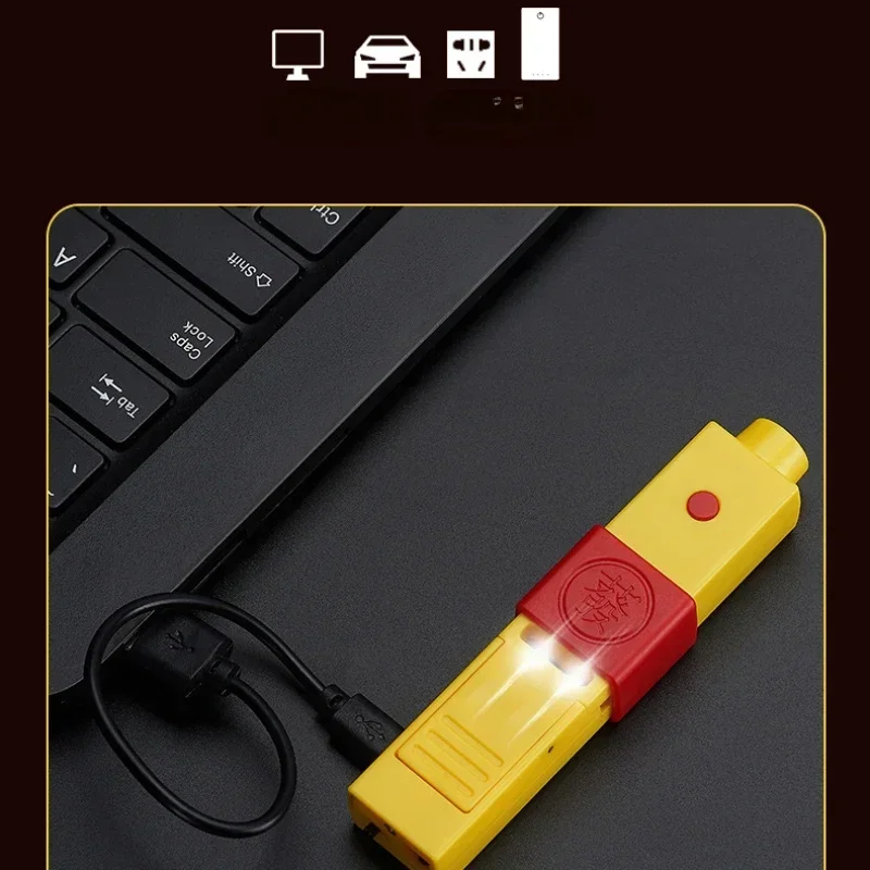 Rechargeable Lighter Tungsten Wire Windproof Creative New Safety Remote Control Ignition Fireworks and Firecrackers Gadgets 4
