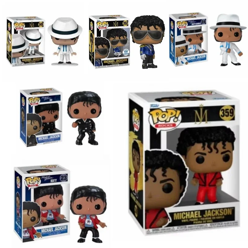 2025 FUNKO POP Michael Jackson#23 #24#25#26 #345 #352 #359 Vinyl Figures Toys Doll Collection Models for Kids Carvinal Gifts