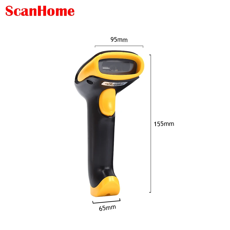 ScanHome Wireless Barcode Scanners cordless Handheld Barcode Readers 1D/2D QR PDF417 DPM USB RS232 TTL 485 scanner SH-4100