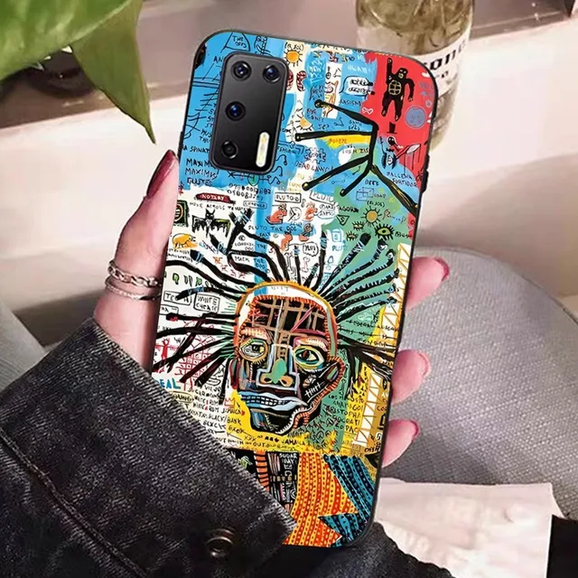 Jean Michel Basquiat Art Graffiti 휴대폰 케이스