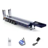 5-Axle Metal Semi Trailer for Toys TAMIYAYA 1/14 RC Tractor Truck Radio Control Dumper Vehicle Car Machine Model 2