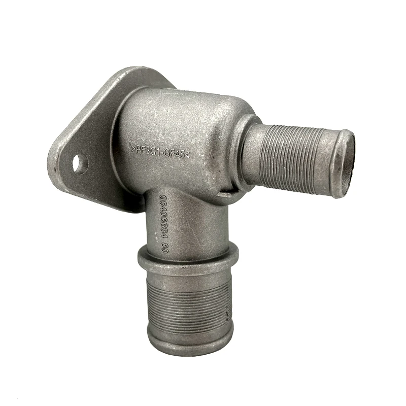 Cooling Water Pipe Flange Engine Water Inlet Manifold Car Cooling System Parts Metal Accessories for Peugeot 206 Citroen C2 engine cooling pipe