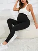 Women's Maternity Leggings Over The Belly Full Length Pregnancy Yoga Pants Active Wear Workout Leggings 2