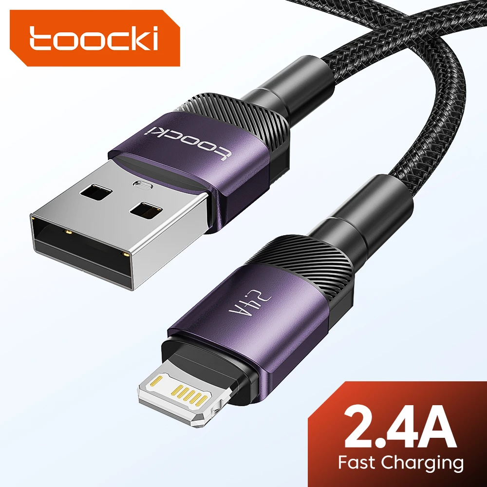Kabel Toocki USB do iphone Lightning Cable za $1.20 / ~5.50zł - LowcyChin.pl