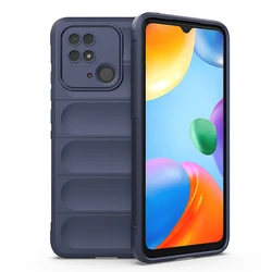 Liquid Silicone Shockproof Phone Case - Enhanced Protection with Sleek Design for Redmi 9C (Sapphire)