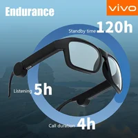 VIVO Smart Glasses Bluetooth Intelligent Glasses Call TWS Music Headphone Audio Multifunction Waterproof Original Sunglasses New - Image 4