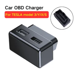 Premium Car OBD Charger Hub with USB & Type - C Dual Adapters (OBD Charger)
