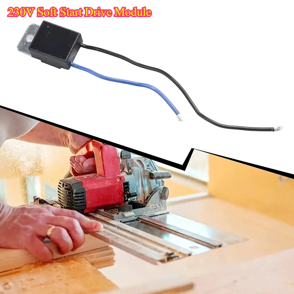 โมดูลสตาร์ทด้วยระบบซอฟต์สตาร์ท 230V - 20A สำหรับเครื่องเจียรไฟฟ้า อะไหล่เครื่องมือไฟฟ้า เครื่องตัด เครื่องเซาะร่อง ใบเลื่อยอลูมิเนียม 1