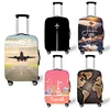 Airplane Go Travel Suitcase Covers Plane Aircraft Map Travel Elastic Trolley Case Protective Cover Anti-dust Luggage Covers Gift 1