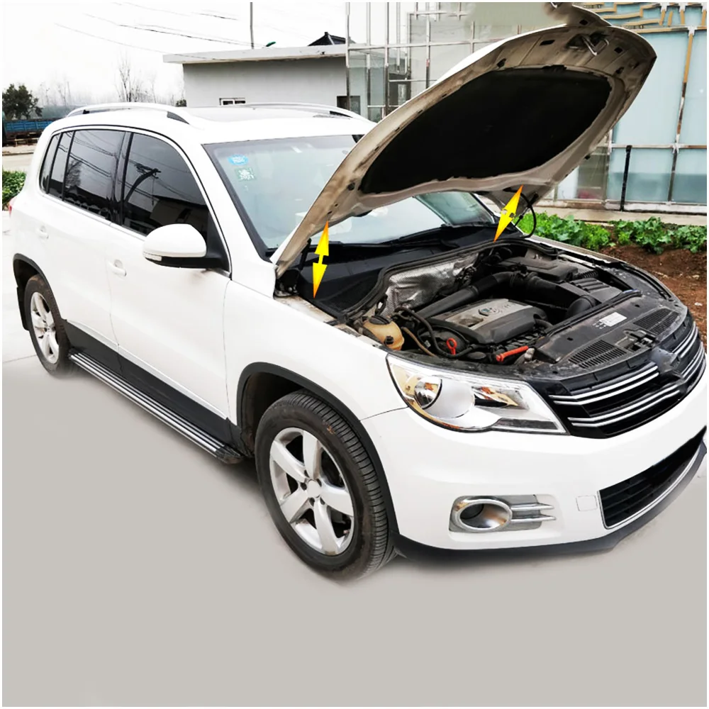 Car Hood Lift Support Spring Shock Bracket Strut Bar Hydraulic Rod VW Tiguan MK1 2007-Gas Shock Strut Shock Absorber Spring Car Shock Absorber Spring