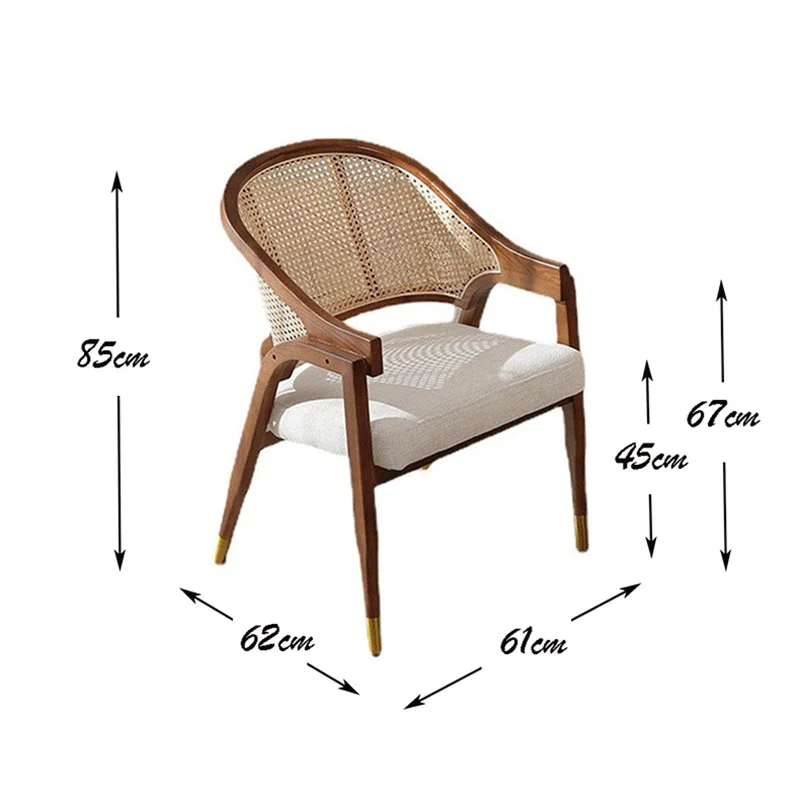 限定製作】 【極希少】【美品】Dining Chair TUSKER Arm Rattan