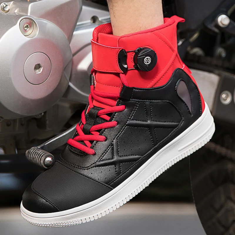 Summer Man Motorcycle Bike Boots Casual 