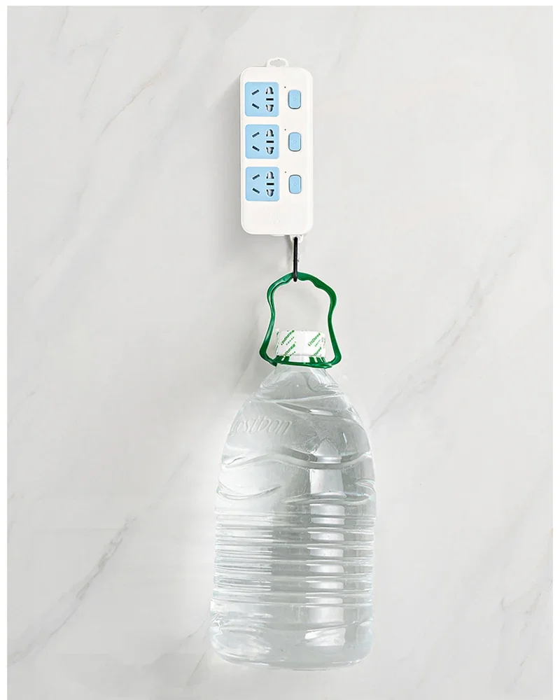Doppelseitig klebende Wandhaken, Aufhänger, starke transparente Haken, Saugnapf, Saugnapf, Wandaufbewahrungshalter für Küche und Badezimmer – Detail 10