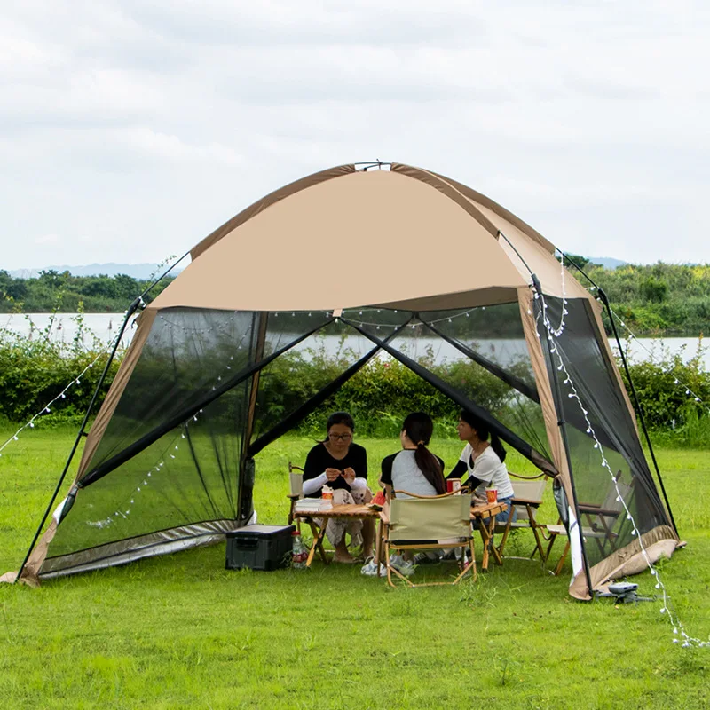 

Canopy Outdoor Sunscreen Anti-mosquito Tent Picnic Fishing Pergola UV Protection Sunshelter Large Space Party Tour