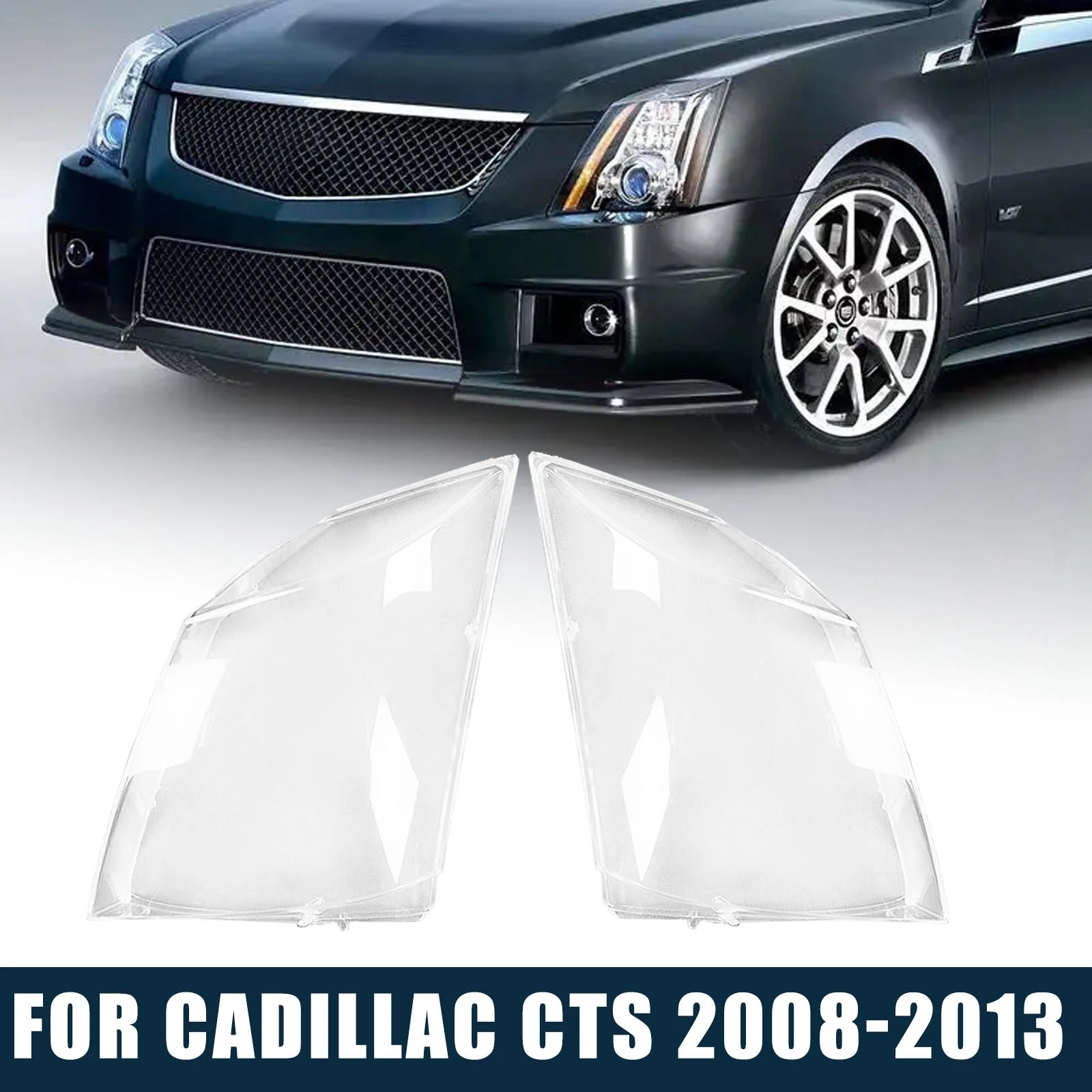 

Headlamp Headlight Cover For Cadillac CTS 2008-2013 Lens Headlamp Shell Replace Original Lampshade Plexiglass